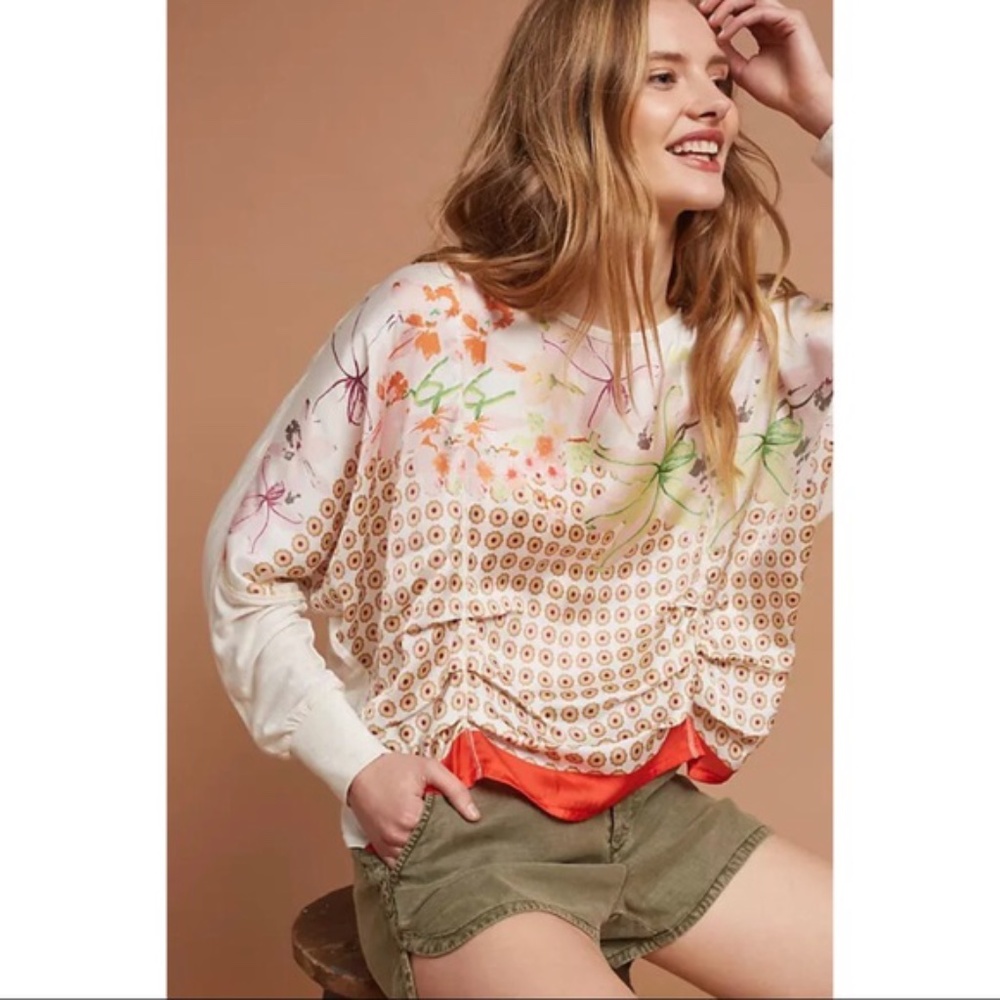 Anthropologie TINY Brand Dolman Sleeve Silken Top